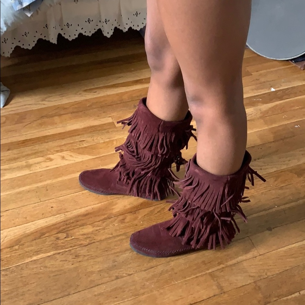 Minnetonka 3-Layer Fringe Boot - image 2